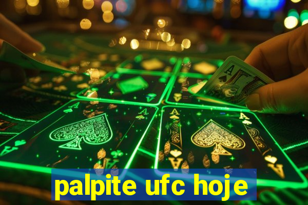 palpite ufc hoje