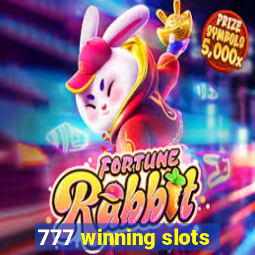 777 winning slots