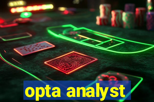 opta analyst