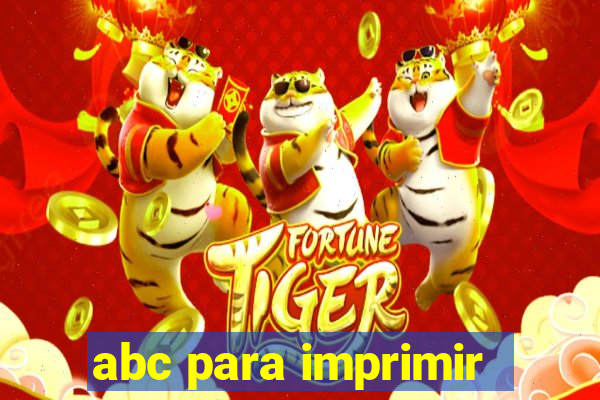 abc para imprimir