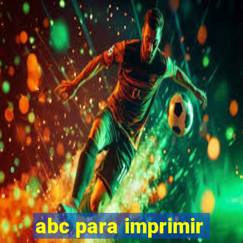 abc para imprimir