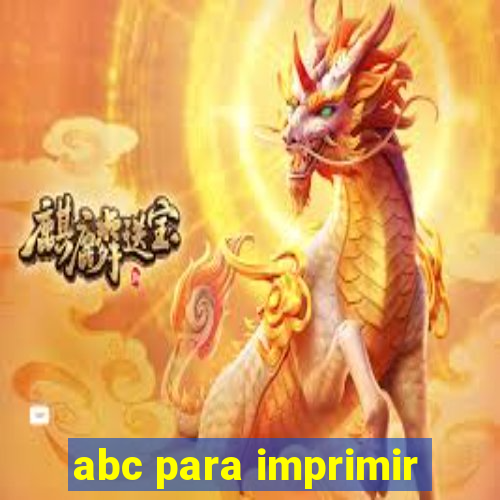 abc para imprimir