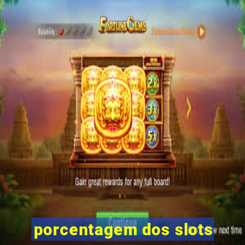 porcentagem dos slots