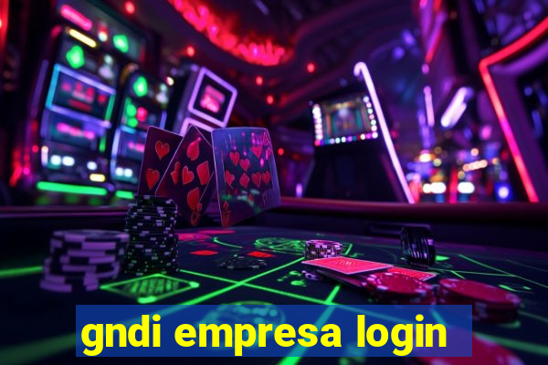 gndi empresa login