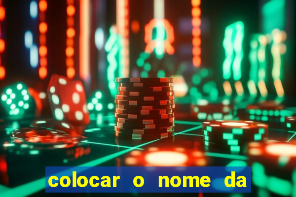 colocar o nome da pessoa no congelador