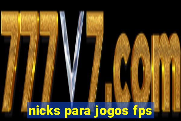 nicks para jogos fps