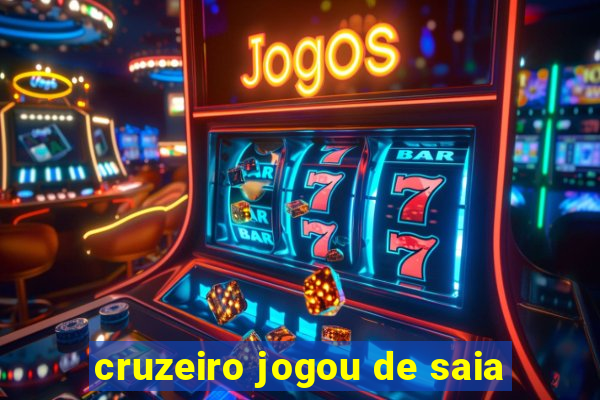 cruzeiro jogou de saia