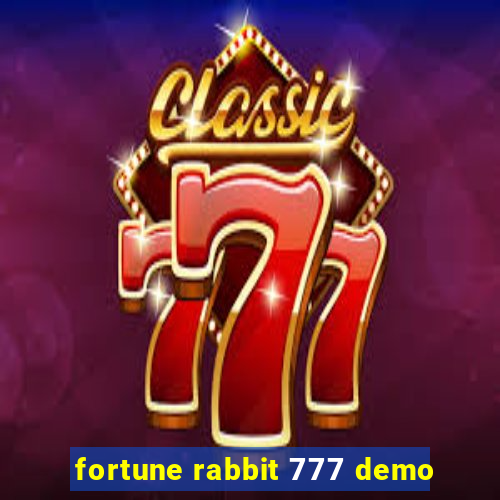 fortune rabbit 777 demo