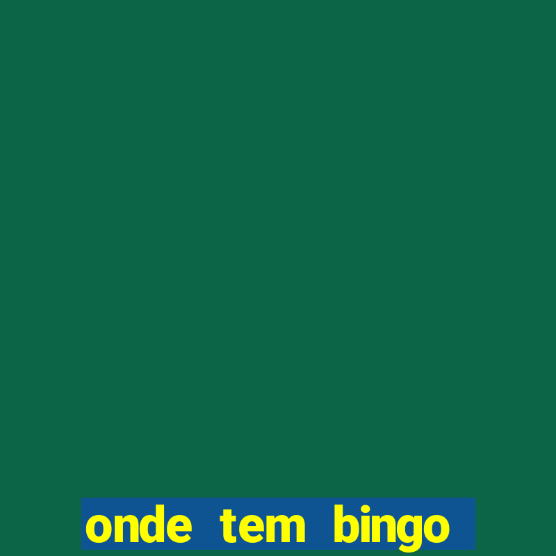 onde tem bingo aberto em sp