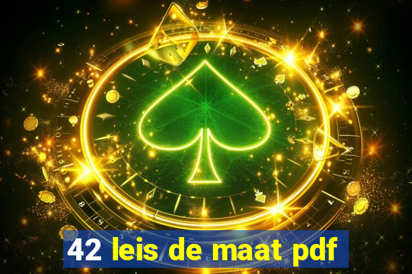 42 leis de maat pdf