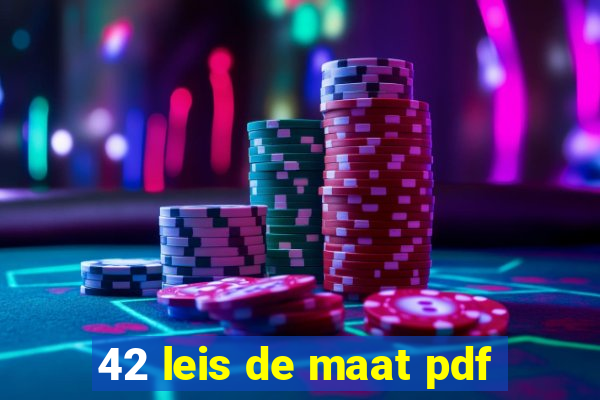 42 leis de maat pdf