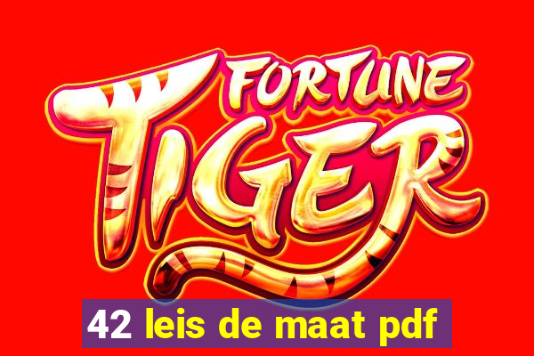 42 leis de maat pdf