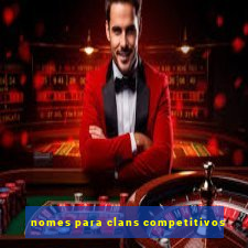 nomes para clans competitivos