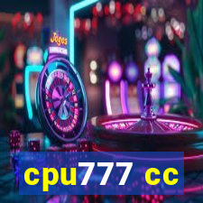 cpu777 cc