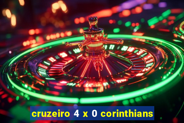 cruzeiro 4 x 0 corinthians