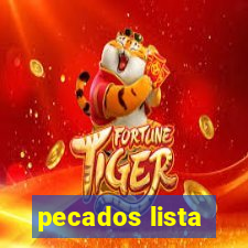 pecados lista