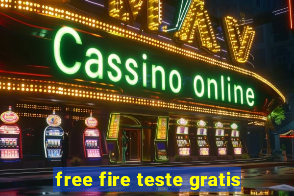 free fire teste gratis