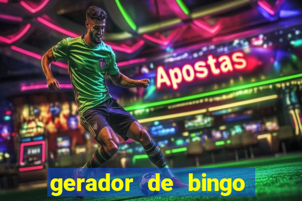 gerador de bingo de palavras