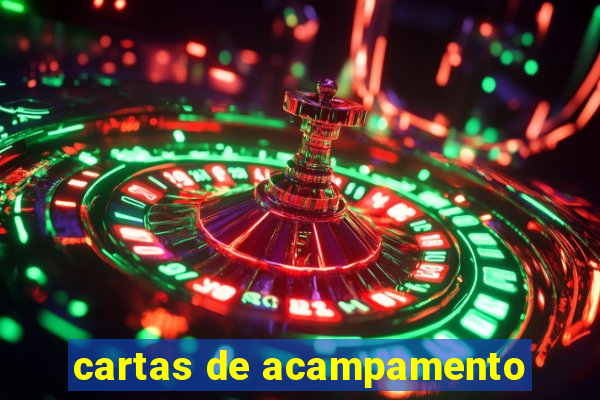 cartas de acampamento