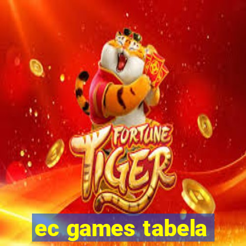 ec games tabela