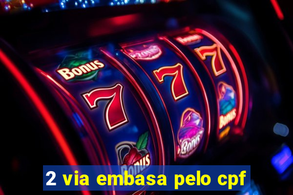 2 via embasa pelo cpf