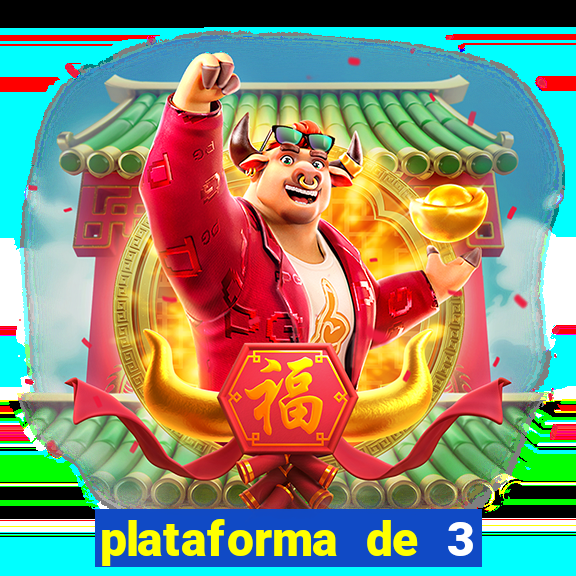 plataforma de 3 reais jogo