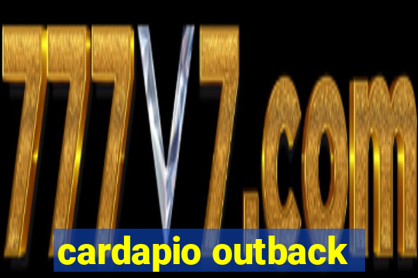 cardapio outback