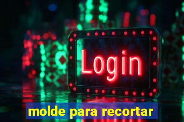 molde para recortar