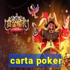 carta poker