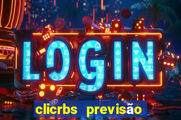 clicrbs previsão do tempo