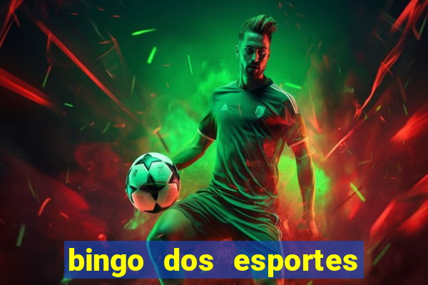 bingo dos esportes para imprimir