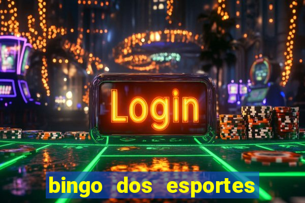 bingo dos esportes para imprimir