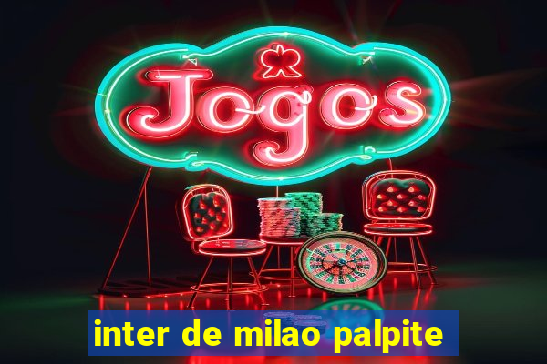 inter de milao palpite