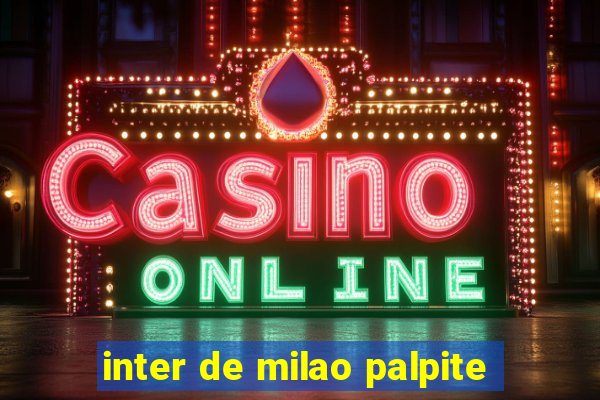 inter de milao palpite