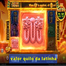 valor quilo da latinha