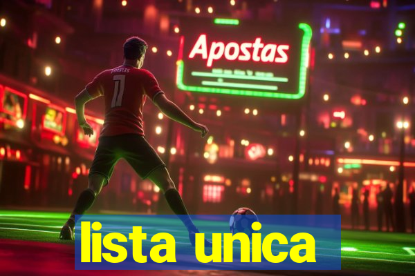 lista unica