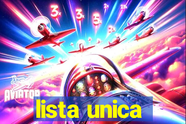 lista unica