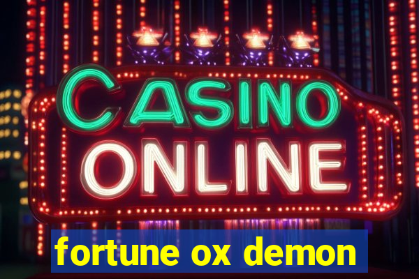 fortune ox demon