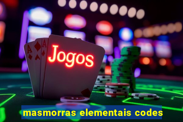 masmorras elementais codes