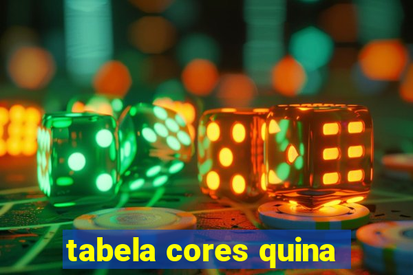 tabela cores quina