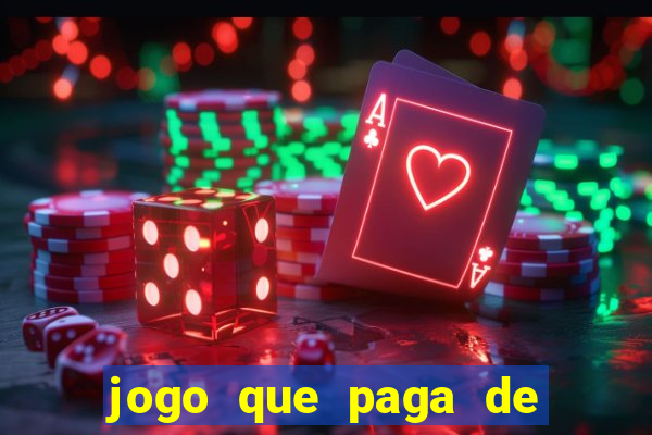 jogo que paga de verdade no pix