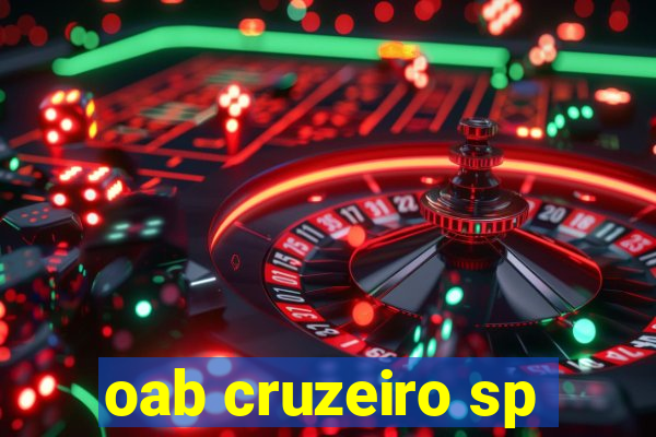 oab cruzeiro sp