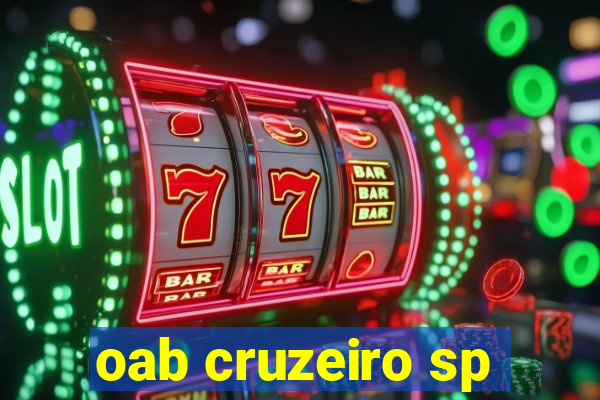 oab cruzeiro sp