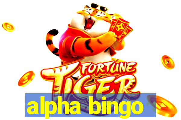 alpha bingo