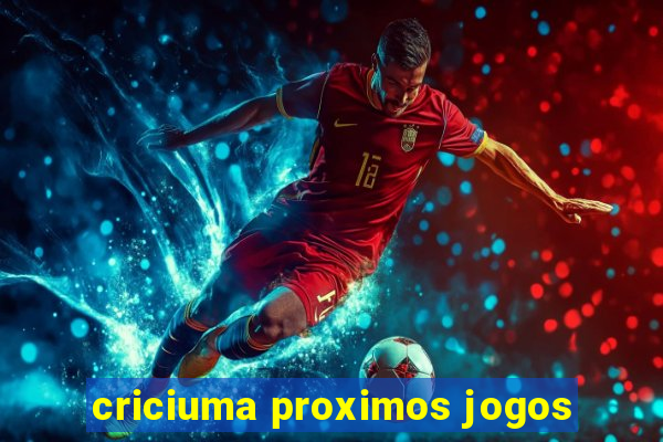 criciuma proximos jogos