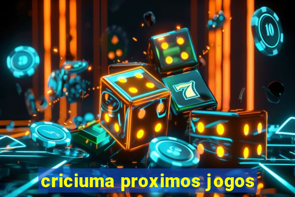 criciuma proximos jogos