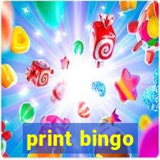 print bingo