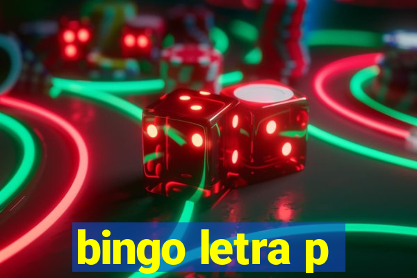 bingo letra p