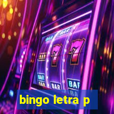 bingo letra p