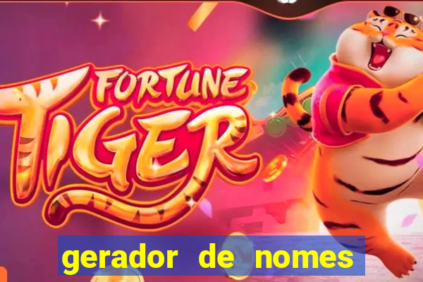 gerador de nomes para jogos